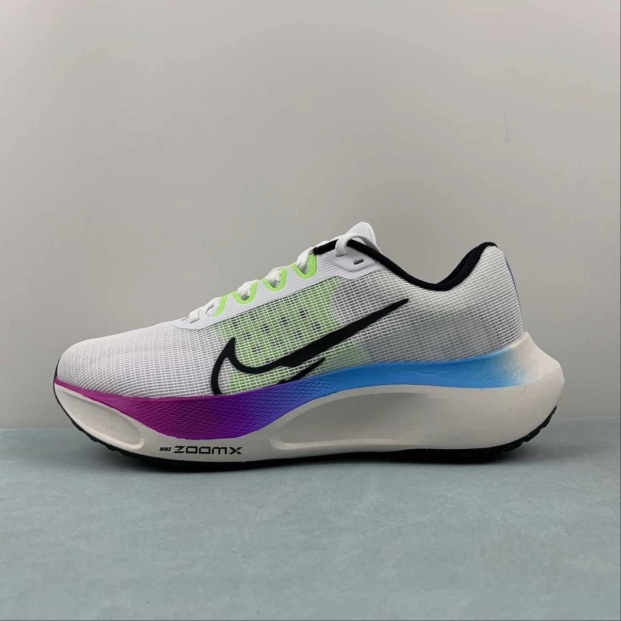 Zoom Fly 5 White Black-Sail-Multi-Color FQ6851-101 Street Active