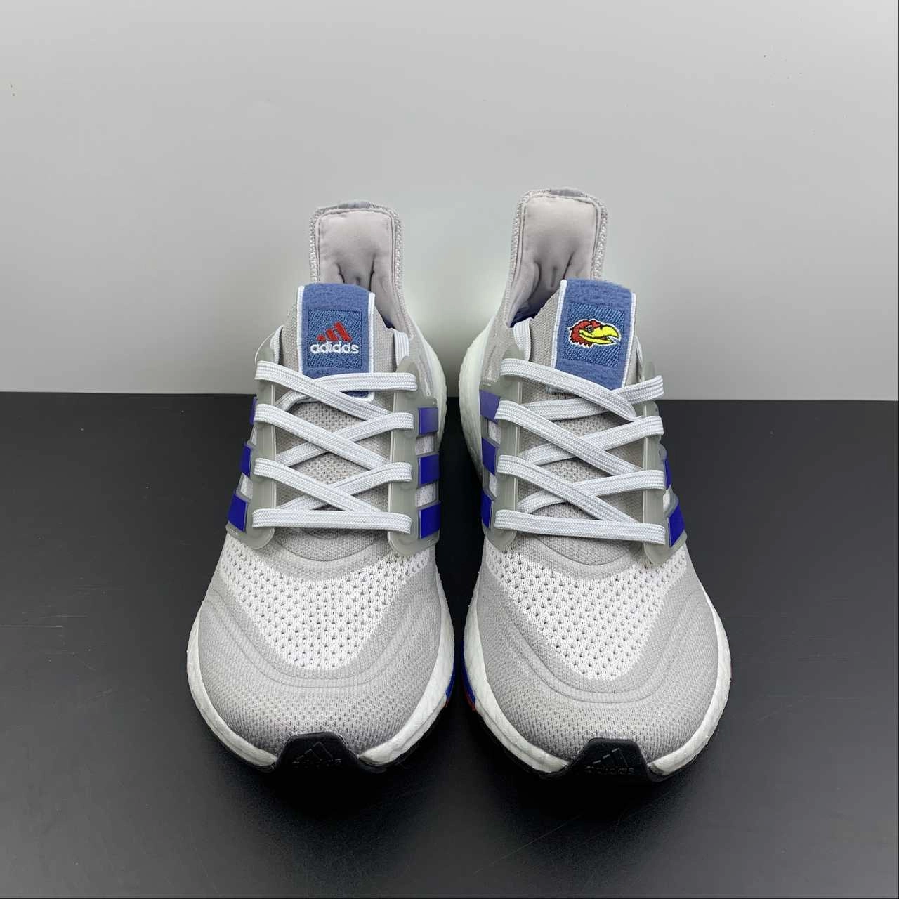 Vibrant lining Adidas UltraBoost 21 Kansas Grey Royal Blue GX7969