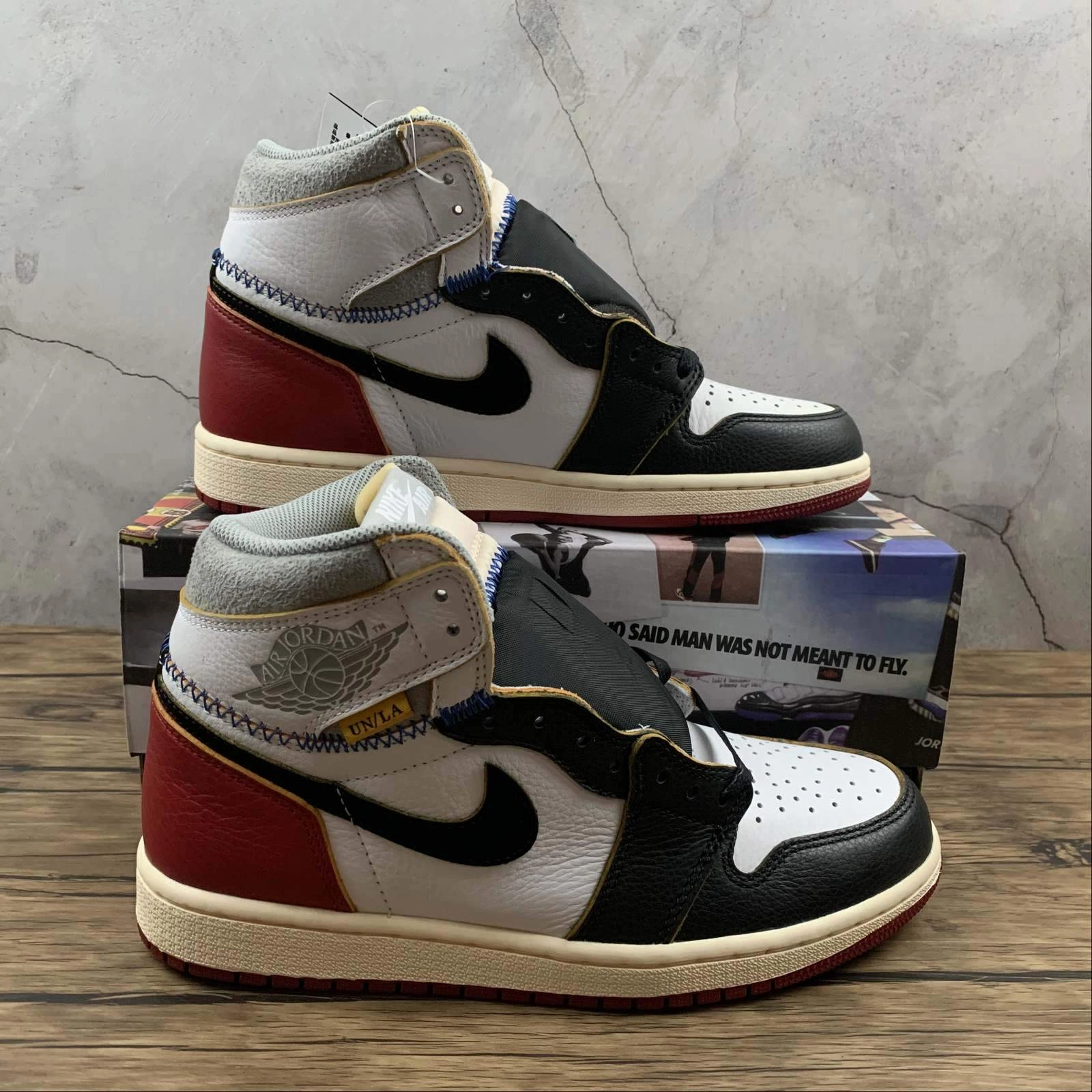 Air Jordan 1 Retro High NGR UN White Black-Varsity-Red BV1300-106 Sneaker Culture Every Step