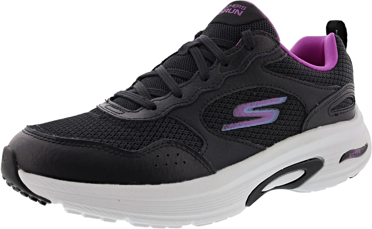 GO Run Arch Fit [128952BKPR] Women Running Shoes Black/Pink