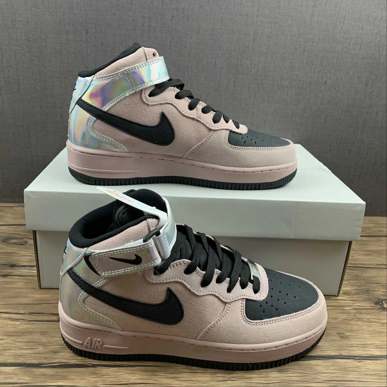 Trend Fit Relaxed Feel Air Force 1 07 Mid Laser Powder Black Pink WZ3066-061