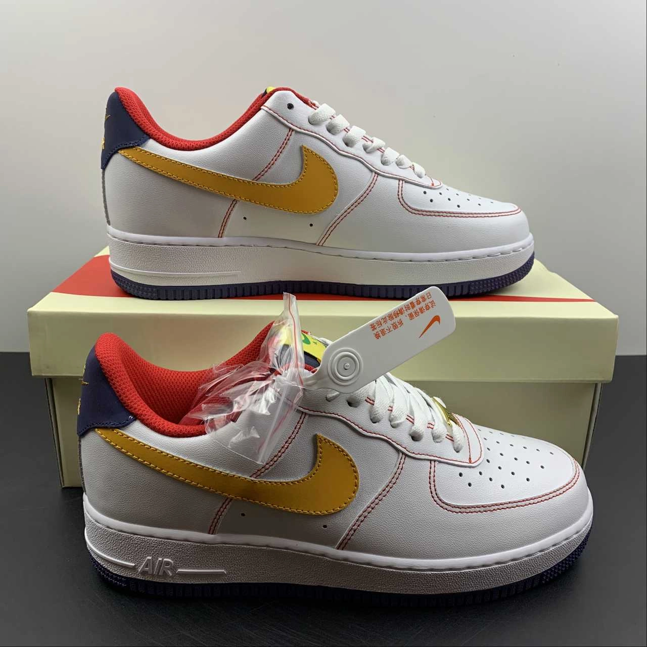 Air Force 1 Low Navy Blue White Orange AF1234-010 Relax Style