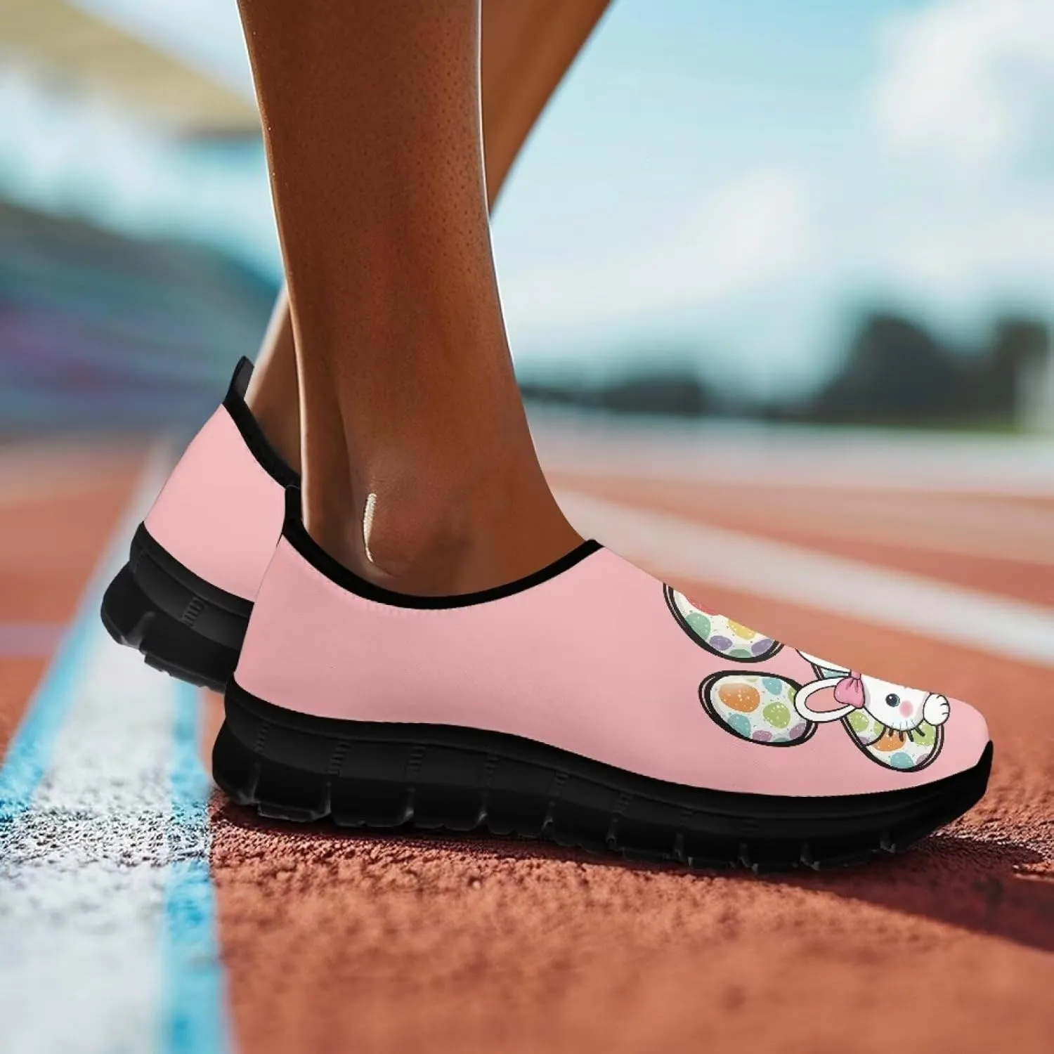 GOSTONG Women's Slip On Walking Shoes Low Top Soft Casual Loafers Lightweight Non Slip Outdoor Tennis Gym Workout Sneakers Size 5.5-11.5