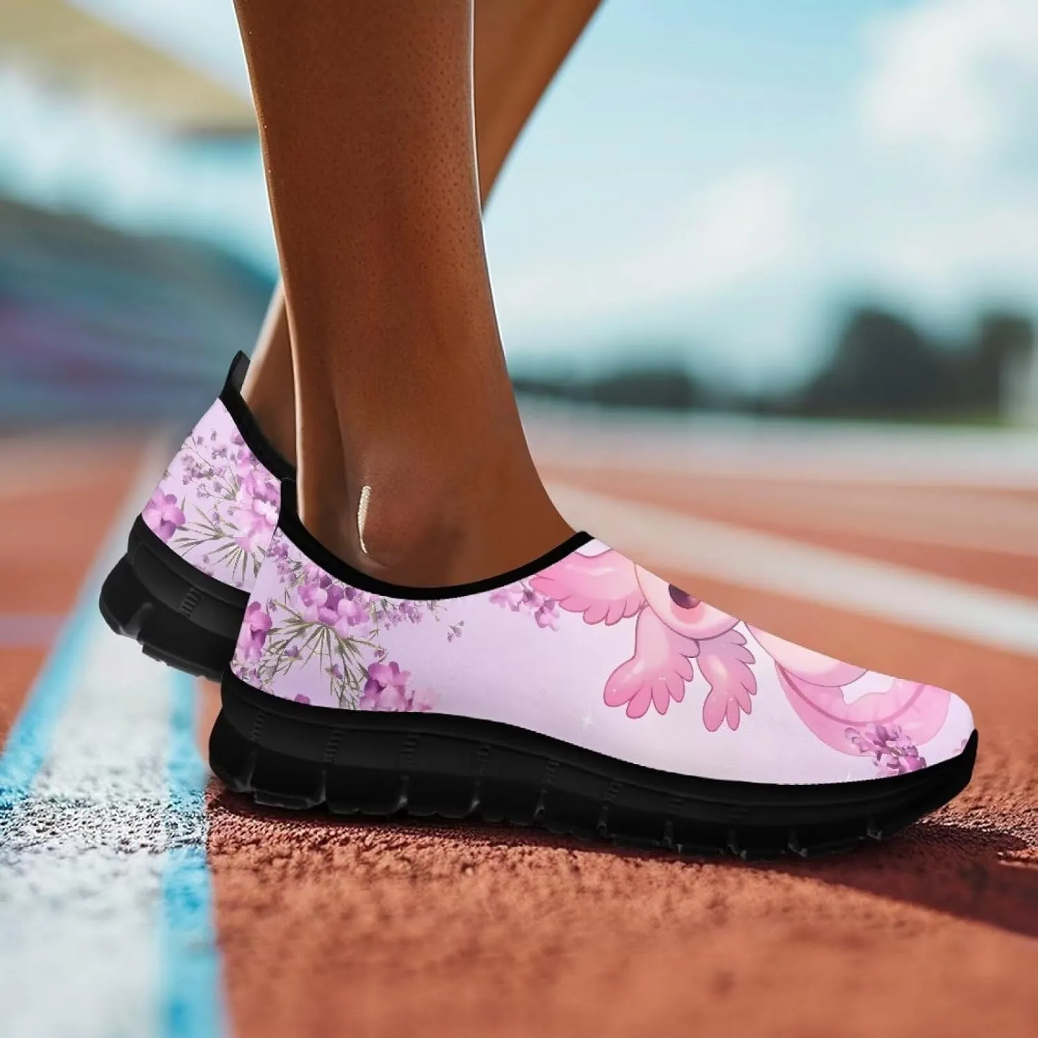GOSTONG Women's Slip On Walking Shoes Low Top Soft Casual Loafers Lightweight Non Slip Outdoor Tennis Gym Workout Sneakers Size 5.5-11.5