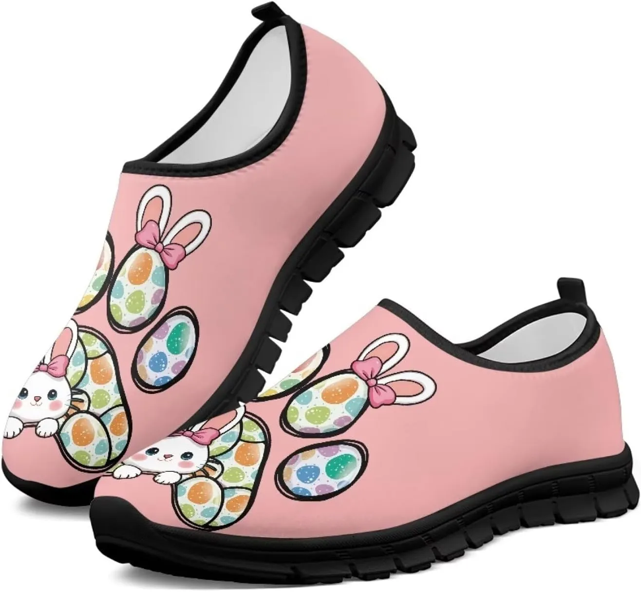 GOSTONG Women's Slip On Walking Shoes Low Top Soft Casual Loafers Lightweight Non Slip Outdoor Tennis Gym Workout Sneakers Size 5.5-11.5