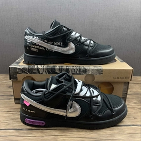 Narrow Toe Box Compression Resistant Foam Dunk Low X Off-White 'Lote 50 de 50' DM1602-001