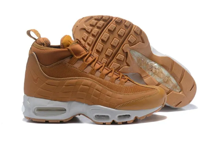 Air Max 95 Sneakerboot Brown White 806809-201 Soft - Touch Snug