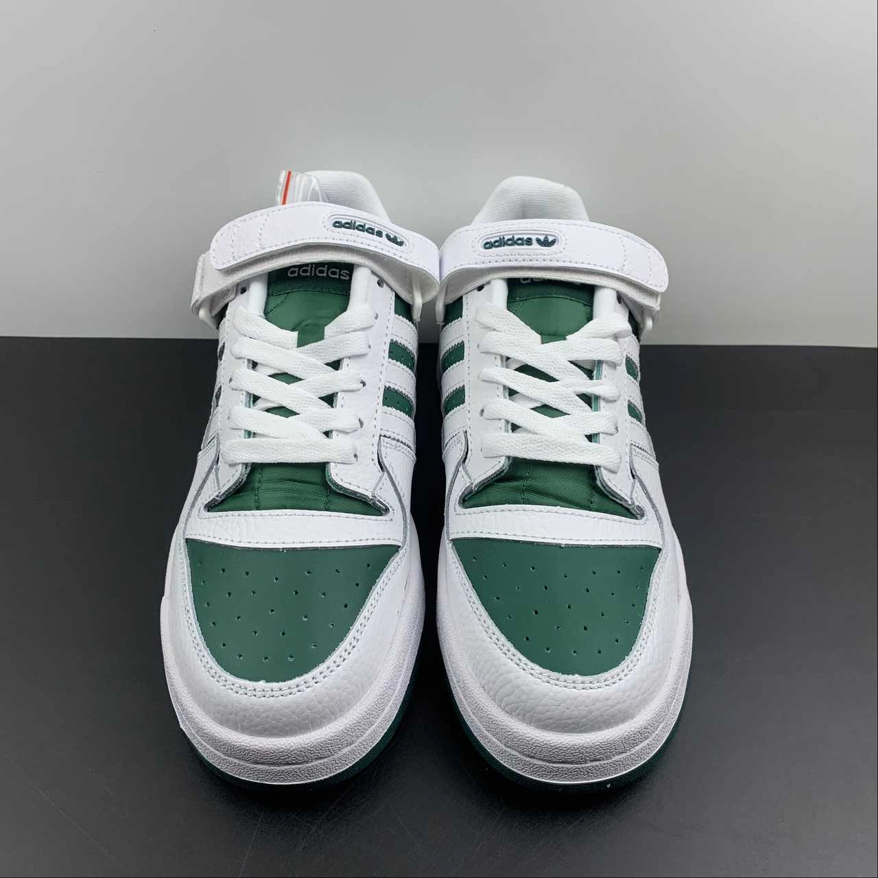 SlipResistant Adidas Forum Low White Green White