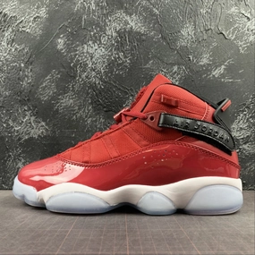 Air Jordan 6 Rings Gym Red Black White 322992-601 Non Irritating Stitching
