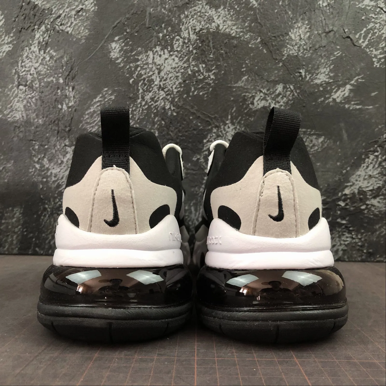 multi - colored Air Max 270 React Black Black Light Grey White AT6174-003