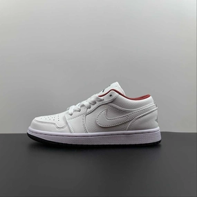 Air Jordan 1 Low SE White 553560-164 Gait Optimized Push Forward
