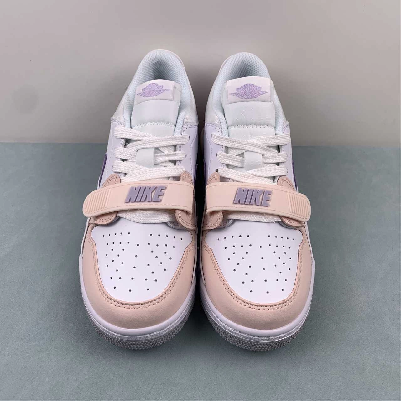 Sneakers Platform Sole Air Jordan Legacy 312 Low White Pink Purple HF0747-151