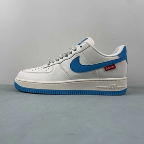 Lace Up Easy Hike Supreme x Air Force 1 07 Low Off White Sky Blue Red HD1968-024