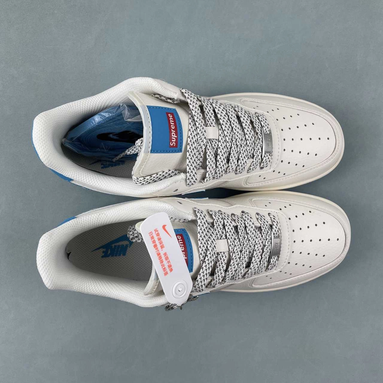 Youth Style Home Style Supreme x Air Force 1 07 Low Off White Sky Blue Red HD1968-024