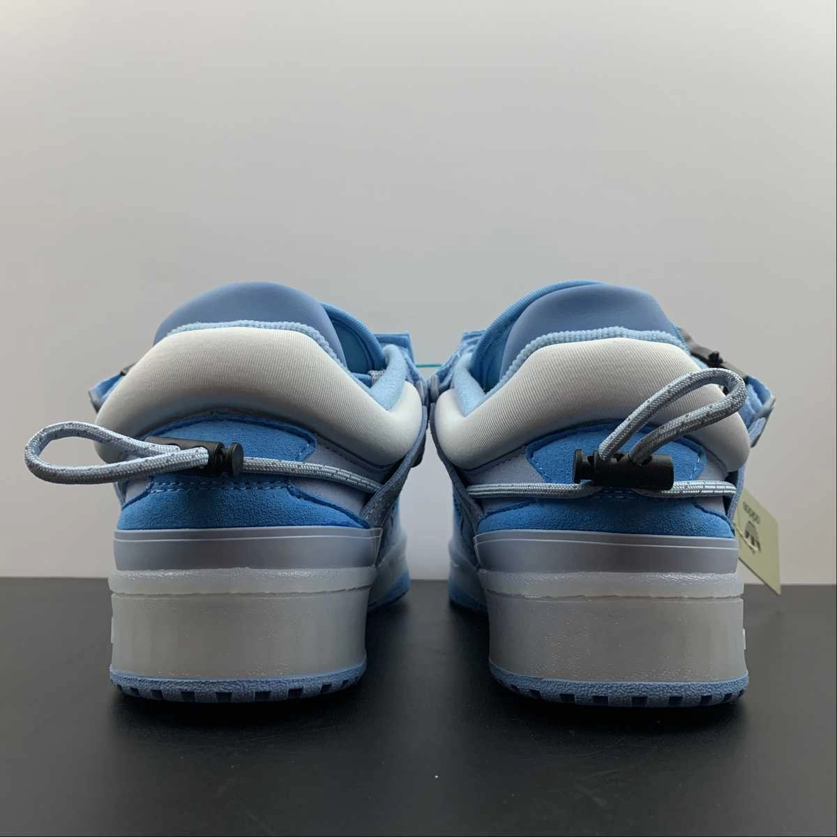 Good Traction Ultra Responsive Foam Adidas Forum 84 Low X Bad Bunny Jade White