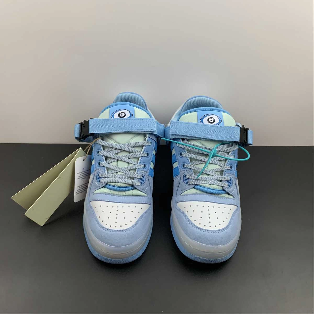 Non Slip Outsole Adidas Forum 84 Low X Bad Bunny Jade White