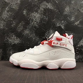 Air Jordan 6 Rings White Red  322992-103 Elite Agility