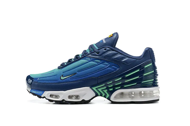 Air Max Plus 3 Navy Royal Blue Green CD7005-401 Safety - enhancing