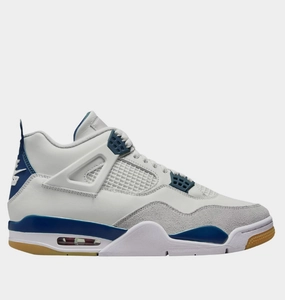 Nike Air Jordan 4 Retro SB White Navy Low   Top