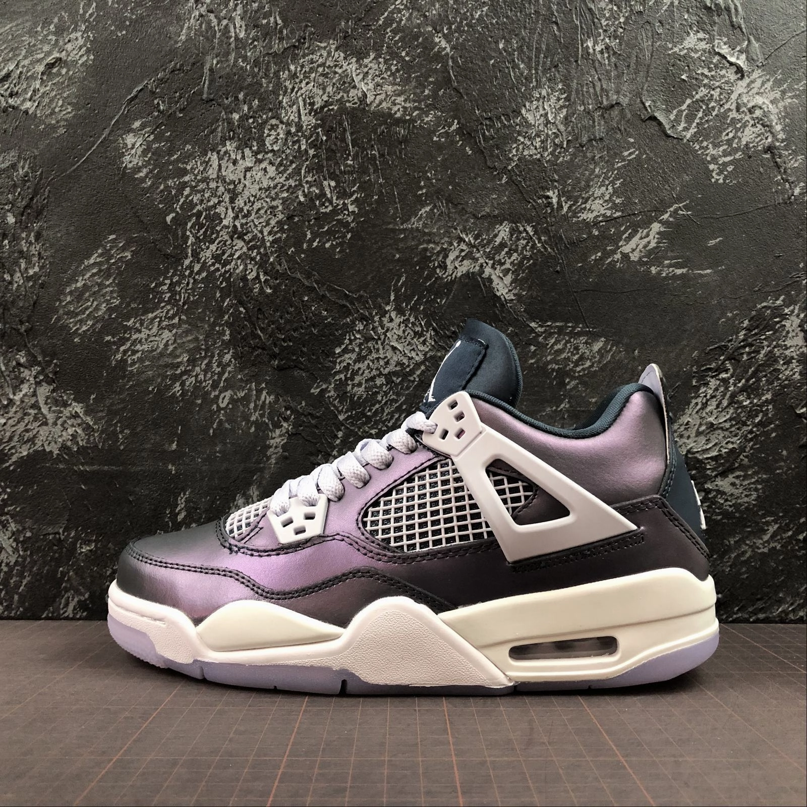 Neutral Pronation Support Air Jordan 4 Retro SE (GS) Monsoon Blue Armony Blue BQ9043-400