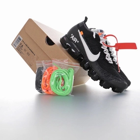 Dynamic Design Air VaporMax FK 2018 Off-White THE 10 Black Logo Black AA3331-001