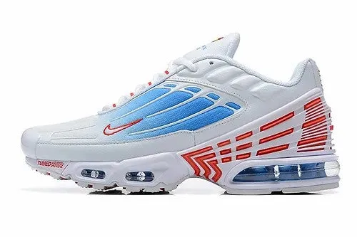 Air Max Plus 3 Red White Blue FN3411-100 vegan running shoes Torsional Stability