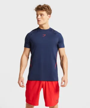 Gymshark Element Hiit T-Shirt - Blue
