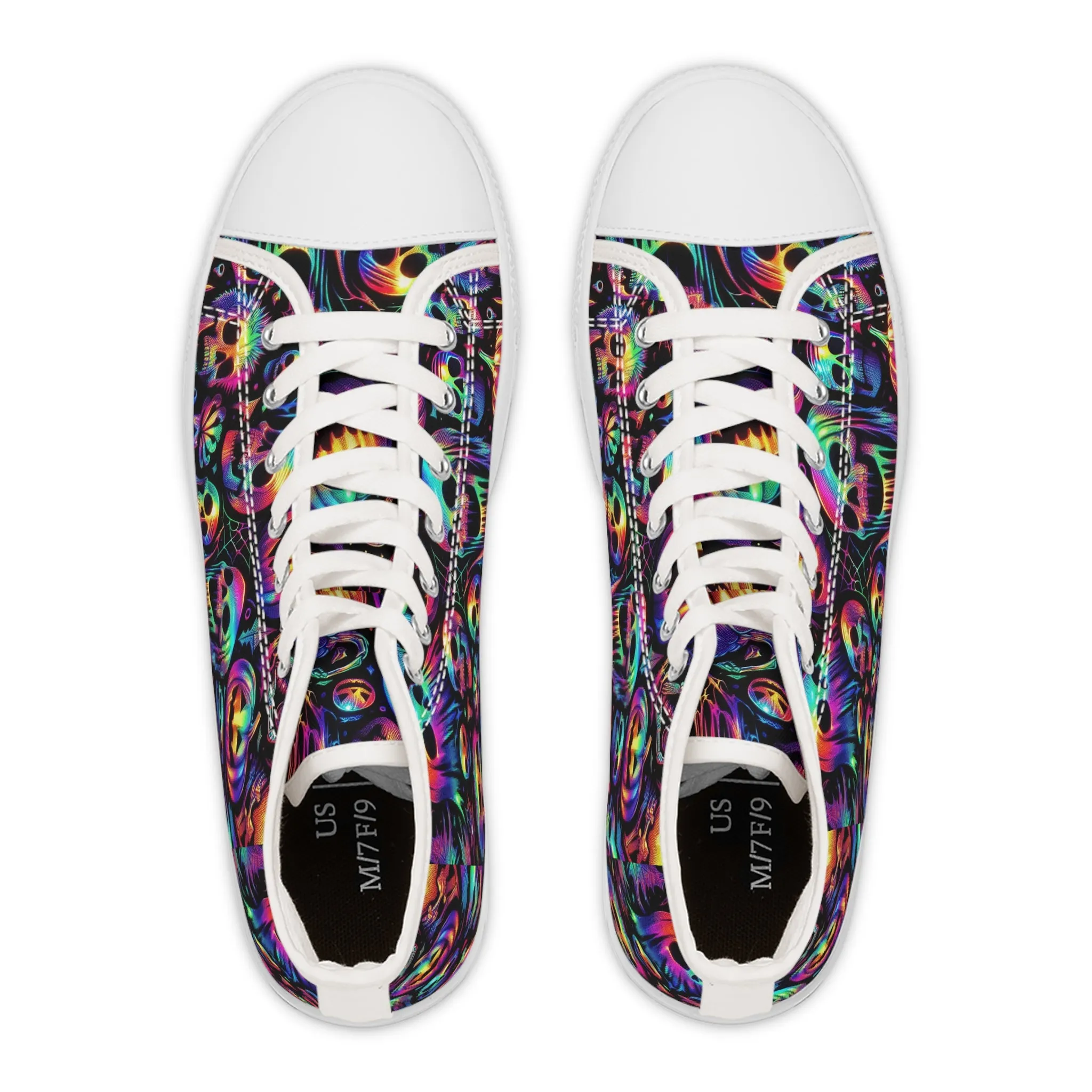 Halloween Nightmare Ver 4 - Women's High Top Sneakers