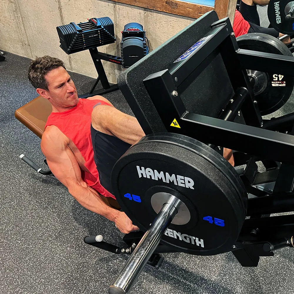 HAMMER STRENGTH PLATE-LOADED LINEAR LEG PRESS