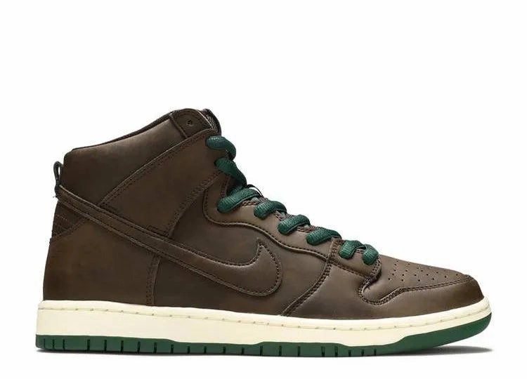 Nike SB Dunk High Baroque Brown Vegan Leather Back friendly