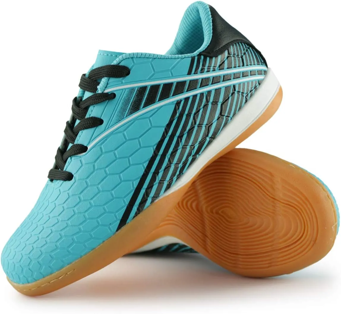 Hawkwell Kids Athletic Indoor Comfortable Soccer Shoes(Toddler/Little Kid/Big Kid)