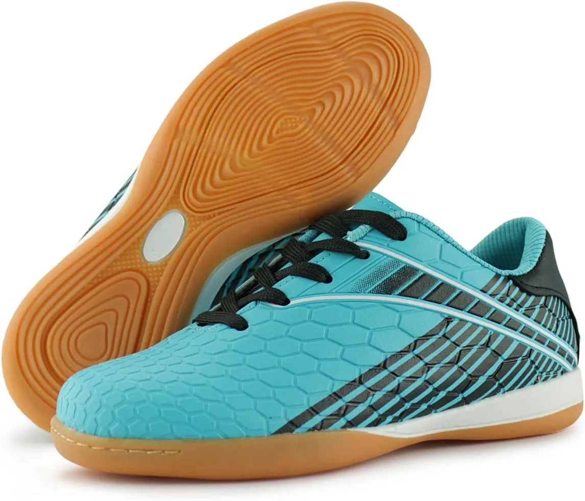 Hawkwell Kids Athletic Indoor Comfortable Soccer Shoes(Toddler/Little Kid/Big Kid)