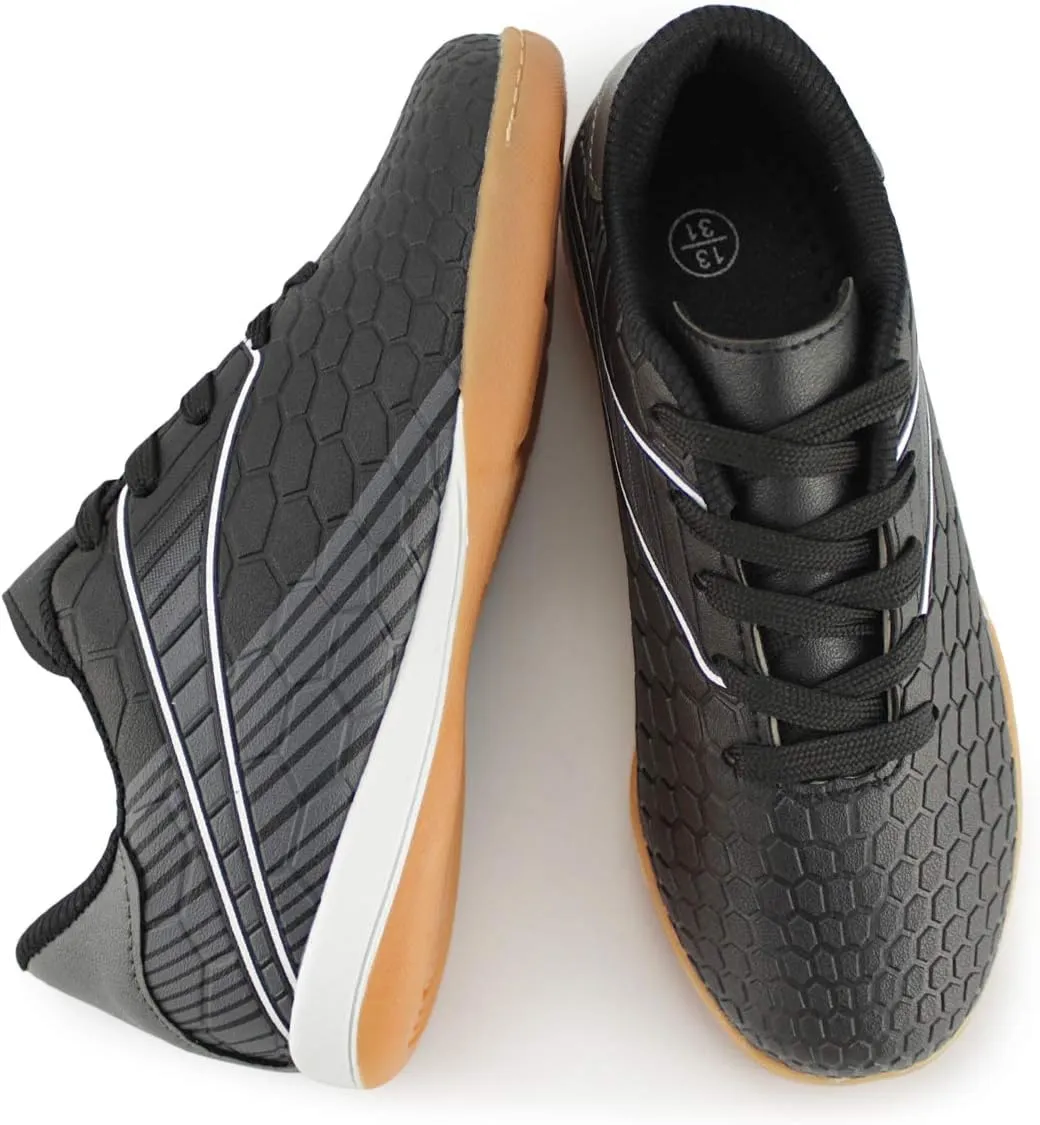 Hawkwell Kids Athletic Indoor Comfortable Soccer Shoes(Toddler/Little Kid/Big Kid)