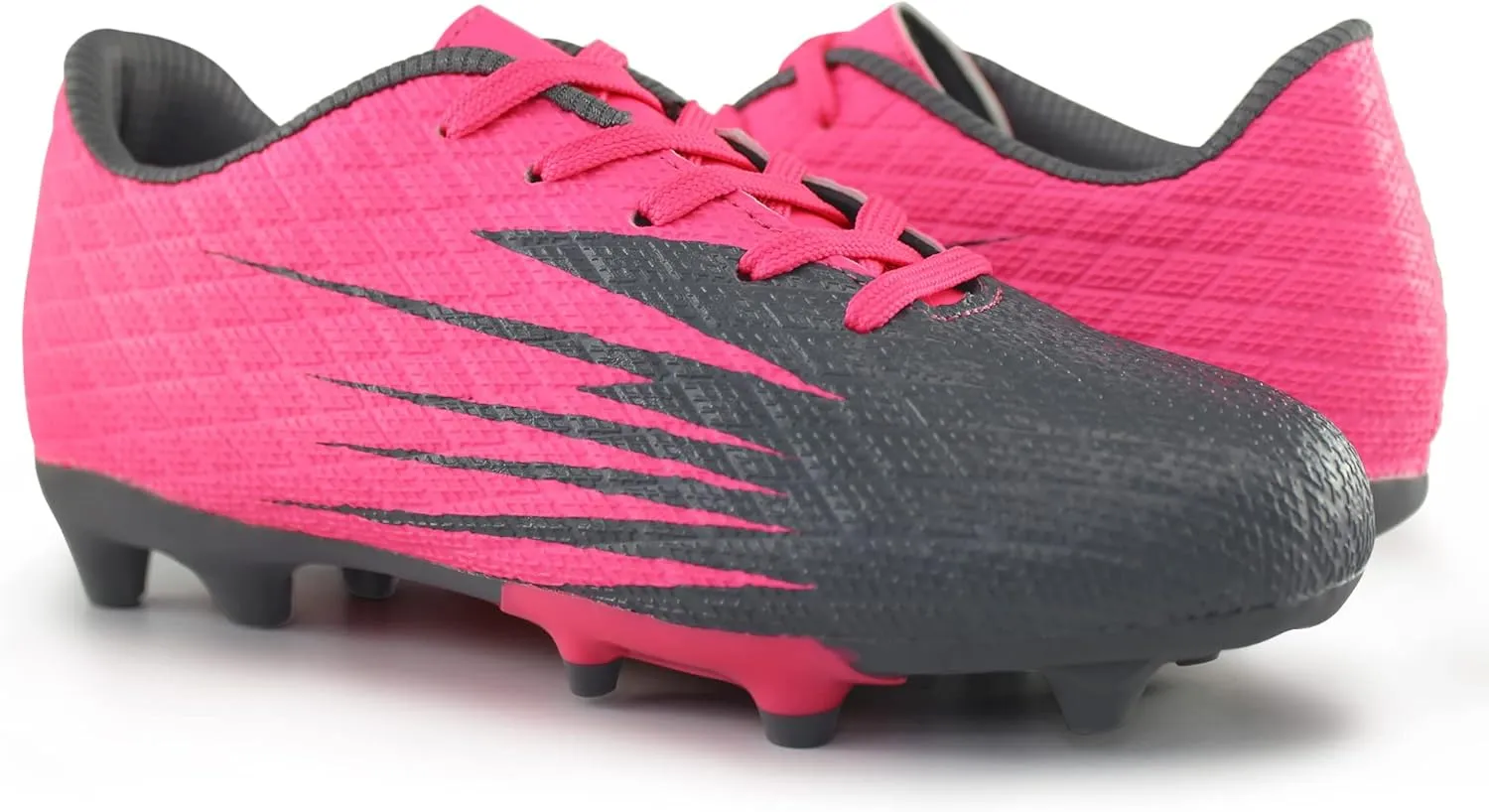 Hawkwell Kids Outdoor Firm Ground Turf Soccer Shoes(Toddler/Little Kid/Big Kid)