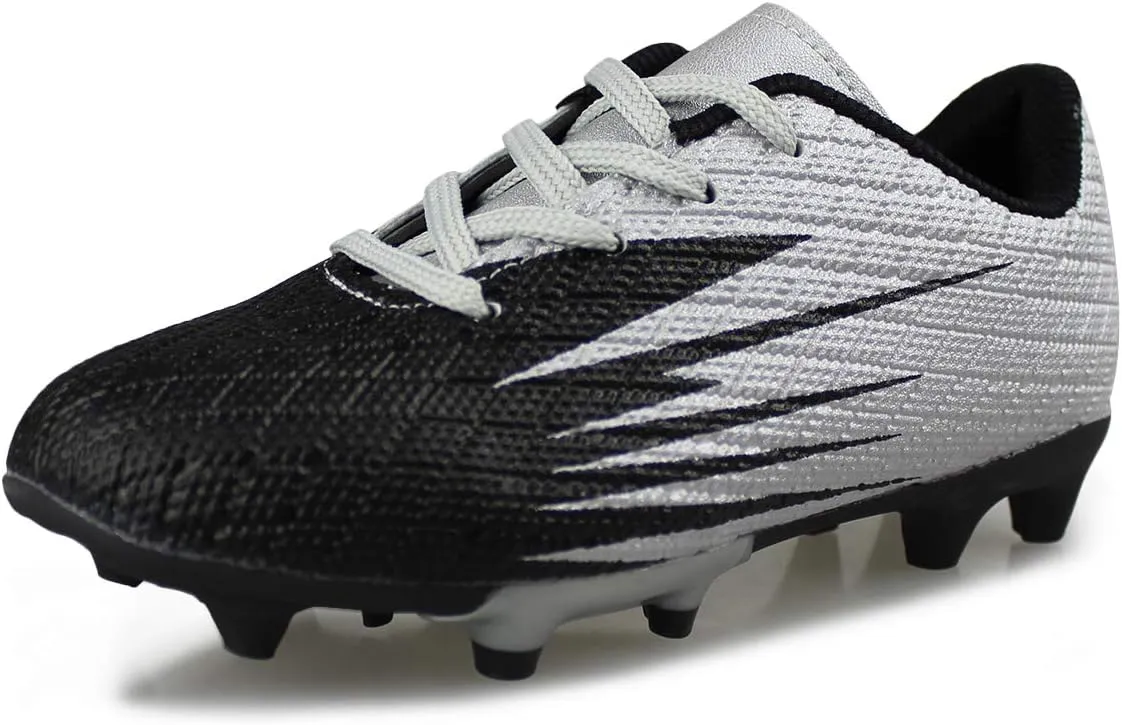 Hawkwell Kids Outdoor Firm Ground Turf Soccer Shoes(Toddler/Little Kid/Big Kid)