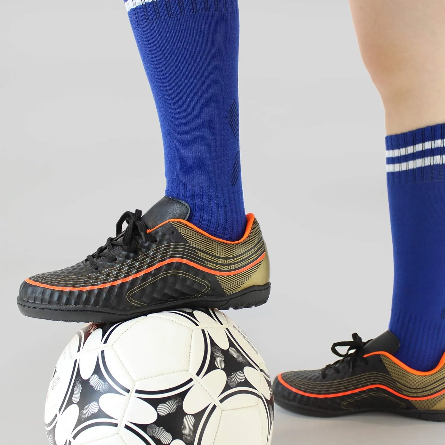Hawkwell Kids Outdoor Firm Ground Turf Soccer Shoes(Toddler/Little Kid/Big Kid)