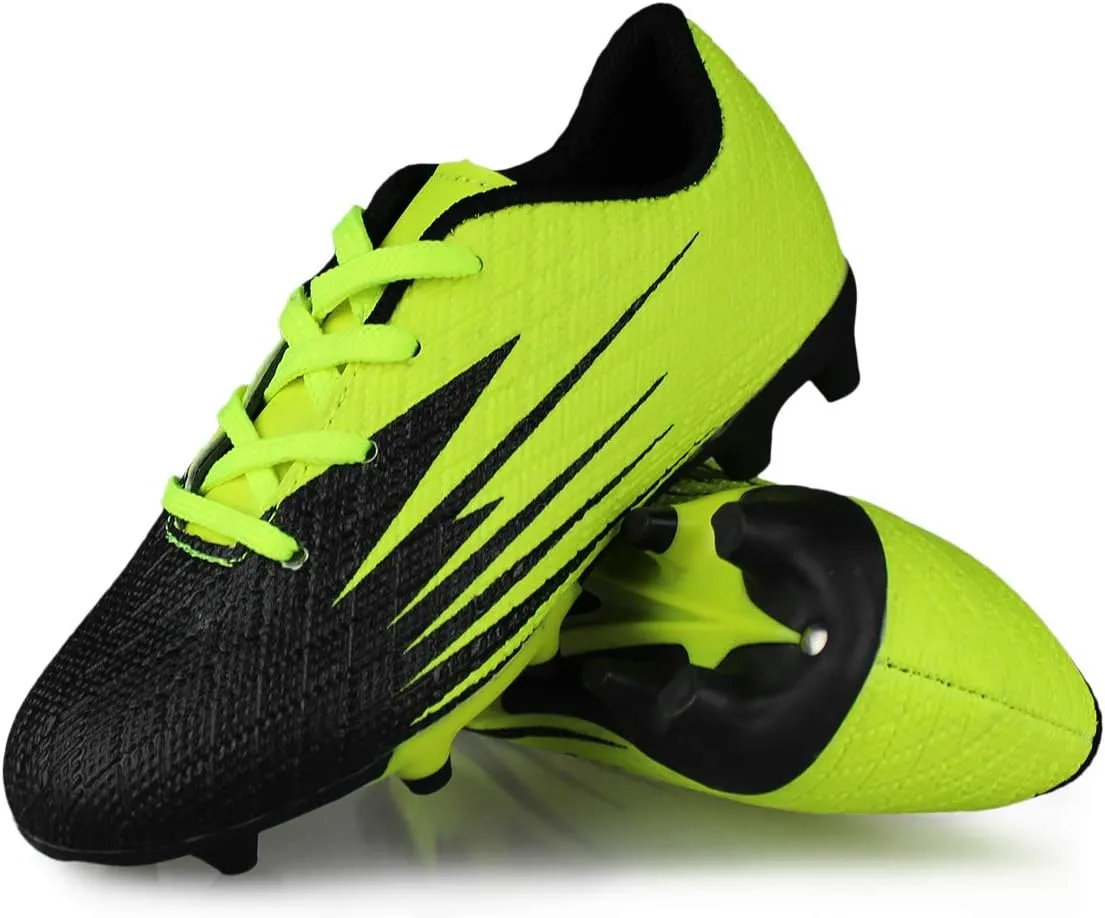 Hawkwell Kids Outdoor Firm Ground Turf Soccer Shoes(Toddler/Little Kid/Big Kid)
