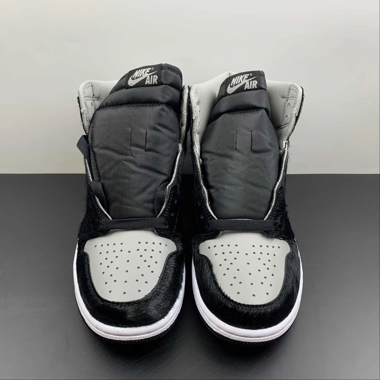 Air Jordan 1 High OG Medium Grey Black-White (2022) DZ2523-001 Ultra-soft breathability