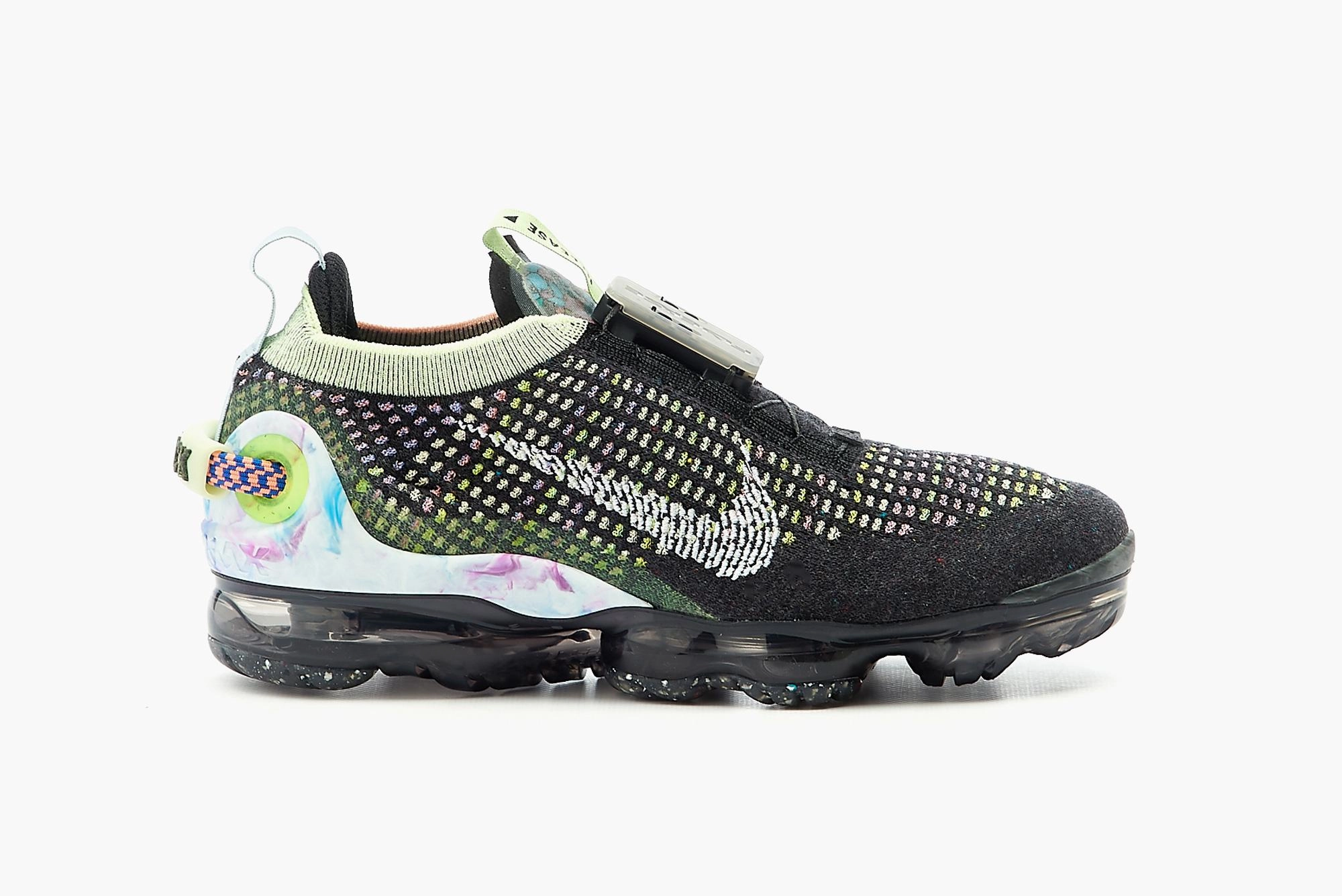 Air VaporMax 2020 FK Black White Barely Volt Atomic Pink CT1933-001 Breathable Form