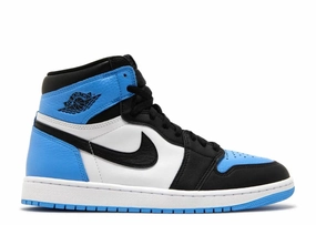 Breathable Upper Thermal Regulation Fabric Air Jordan 1 High UNC Toe