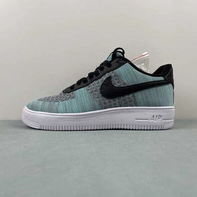 Lightweight Air Force 1 07 Low Flyknit 2.0 Turquoise Black CI0051-600