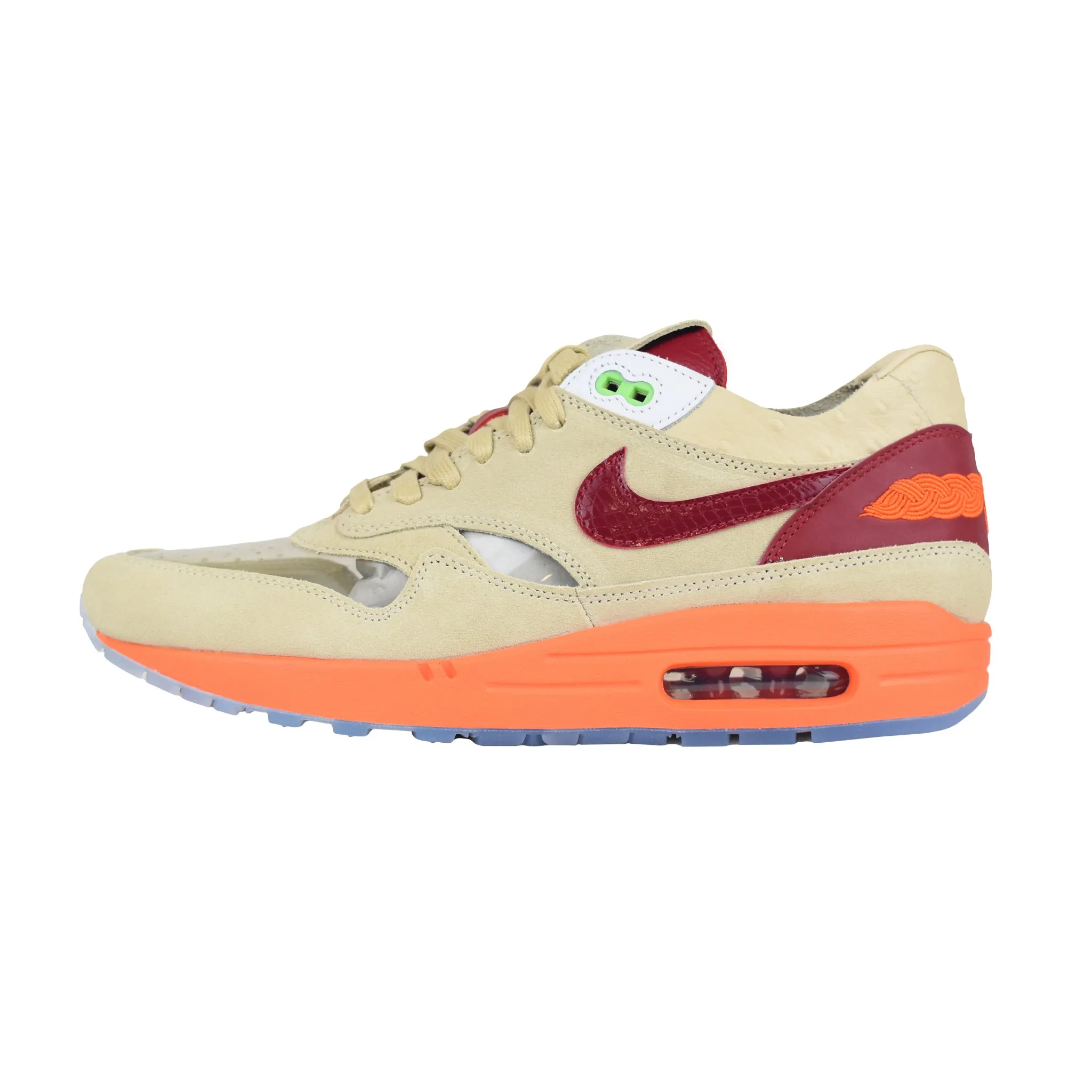 Nike x CLOT Air Max 1 - Kiss Of Death (2021) Seamless Upper racquetball player shoes