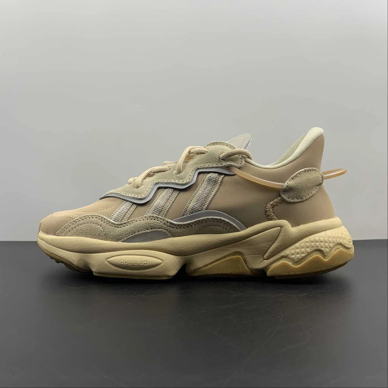 Shock   Absorbing Technology Adidas Ozweego Pale Nude Light Brown Solar Red EE6462