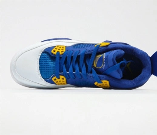 Air Jordan 4 Retro Warriors Golden State DC9533-001 High Energy Return Sole Glam shock absorption
