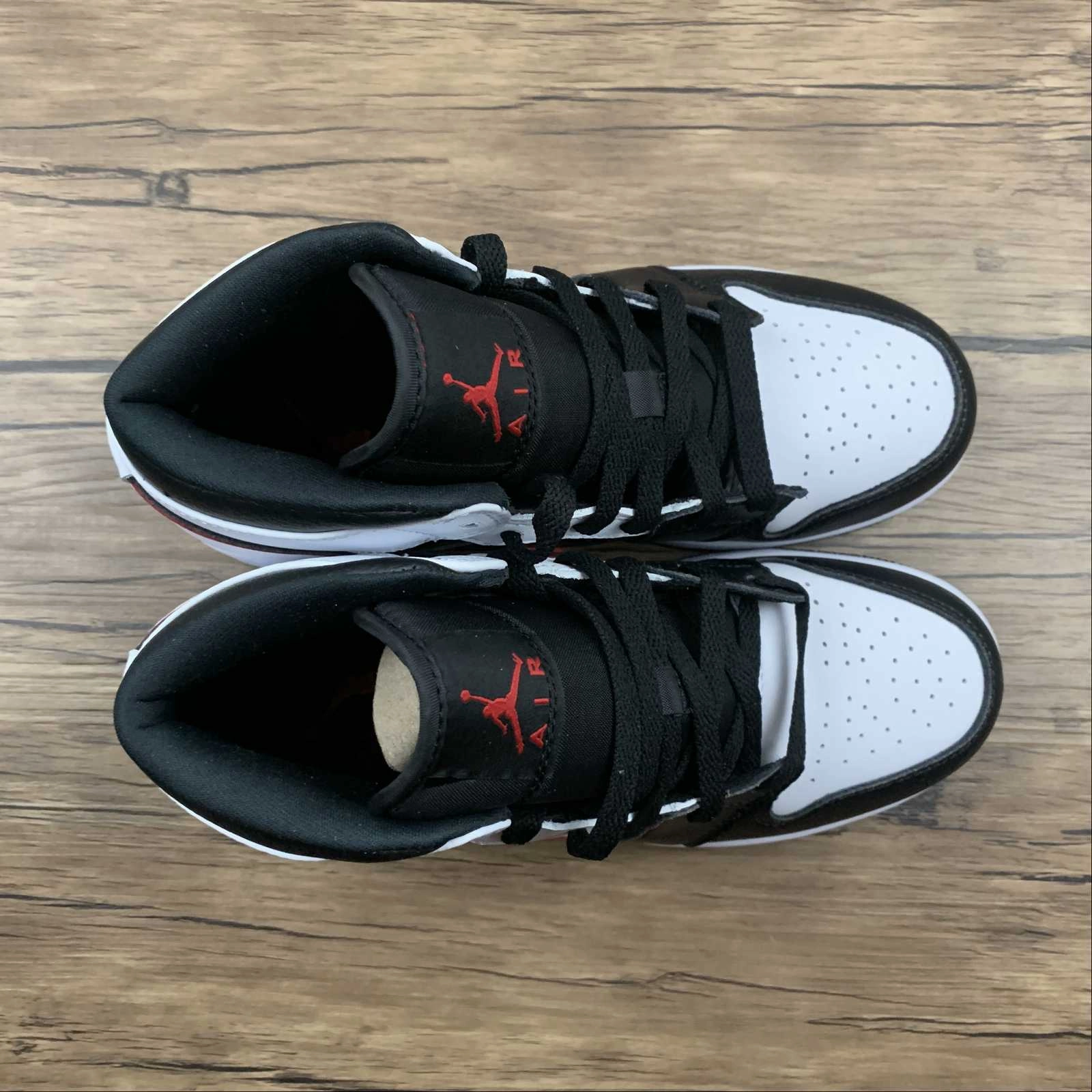 Memory Foam Insert Air Jordan 1 Mid Black Chile Red-White (2021)