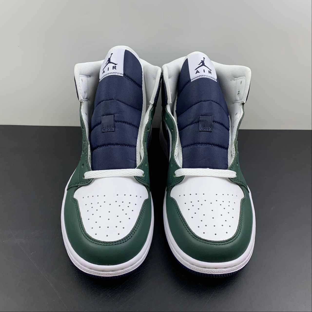 Air Jordan 1 Mid SE Noble Green Midnight Navy (2022) DZ5326-300 Walking   Friendly Performance Wear
