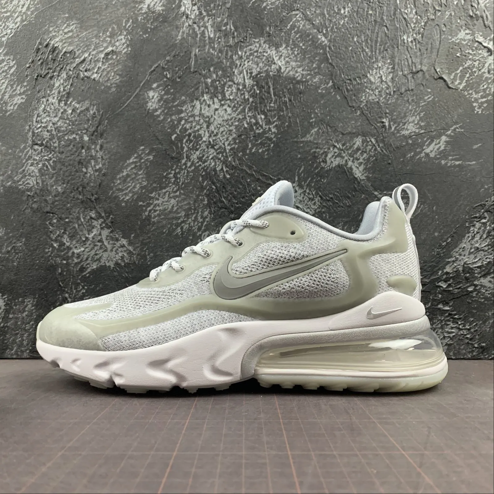 Air Max 270V2 Black Tech White Grey AO4971-106 impact - resistant running shoes