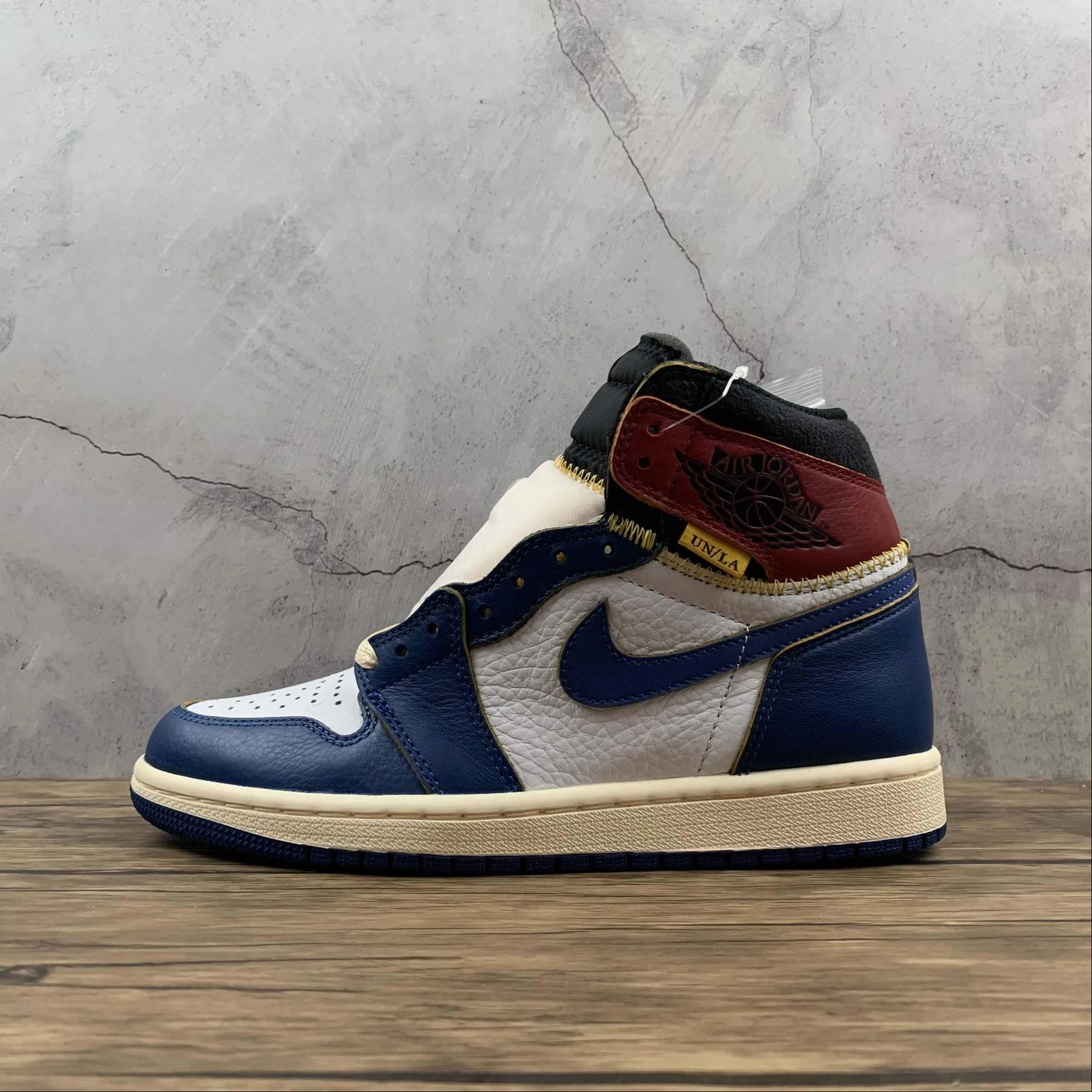 Travel Fit Air Jordan 1 Retro High NGR UN Storm Blue-Varsity-Red BV1300-146