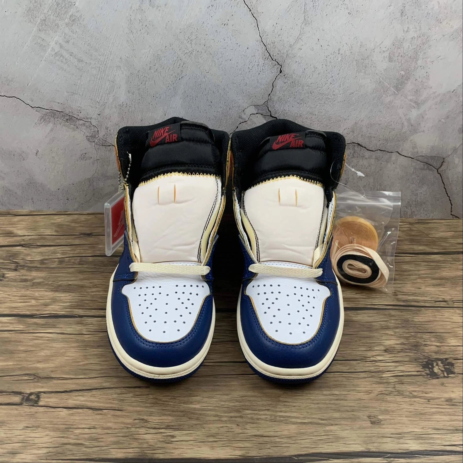 Streetwear Air Jordan 1 Retro High NGR UN Storm Blue-Varsity-Red BV1300-146
