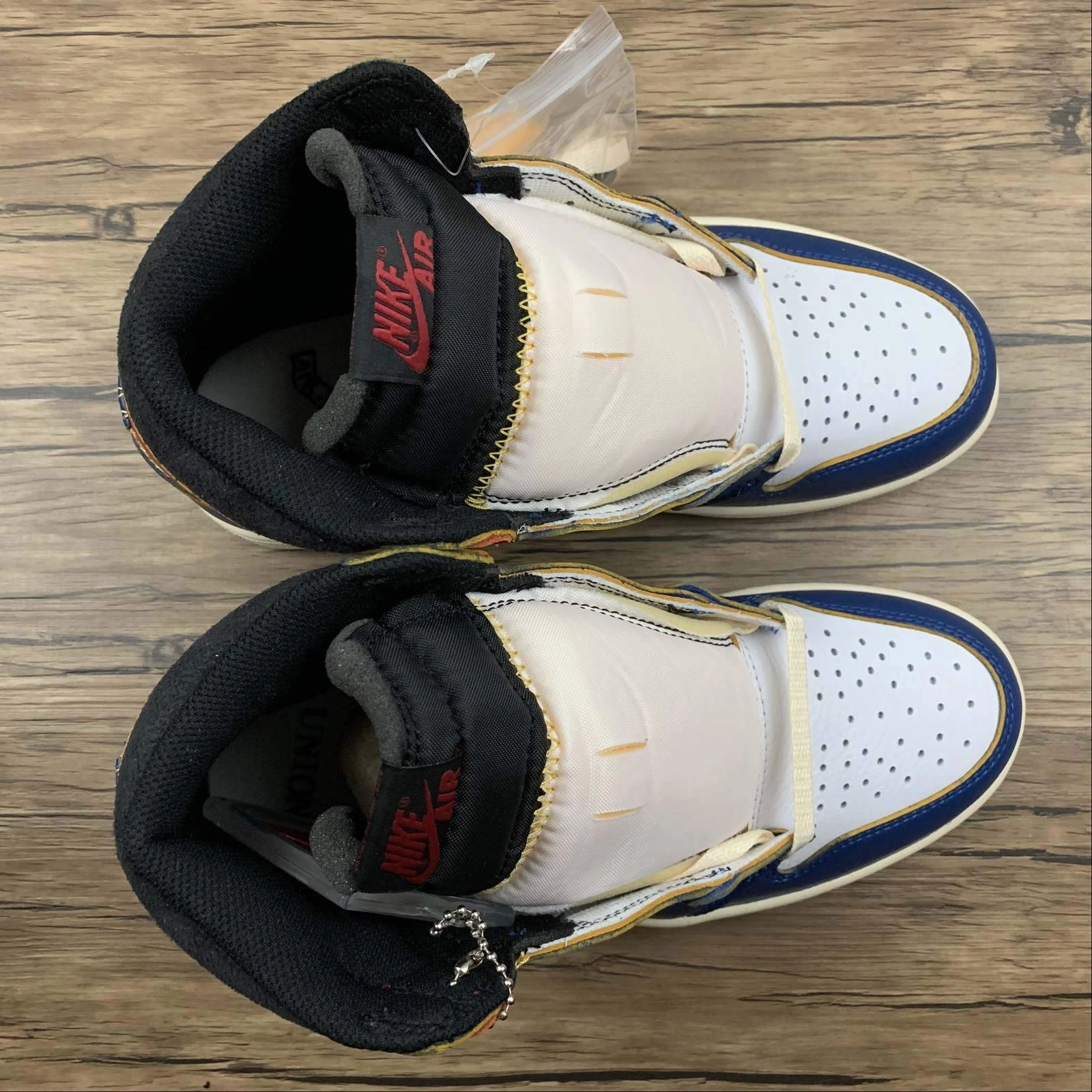 Air Jordan 1 Retro High NGR UN Storm Blue-Varsity-Red BV1300-146 Orthotic Support